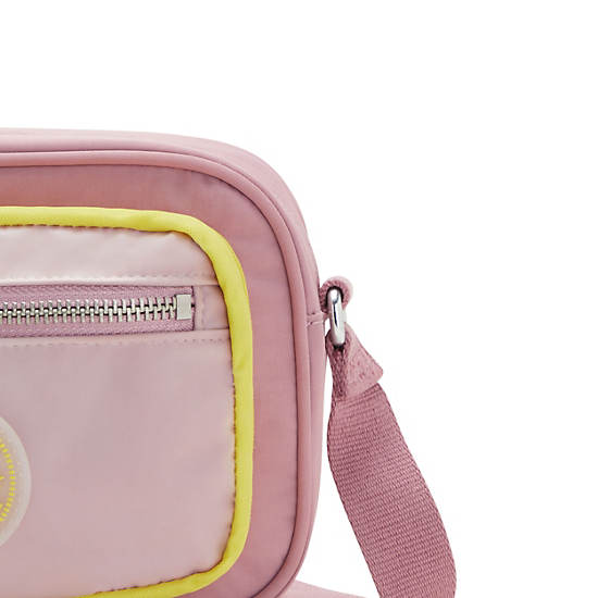 Kipling Enise Çapraz Askılı Çanta Pembe Sarı | TR 2105NW